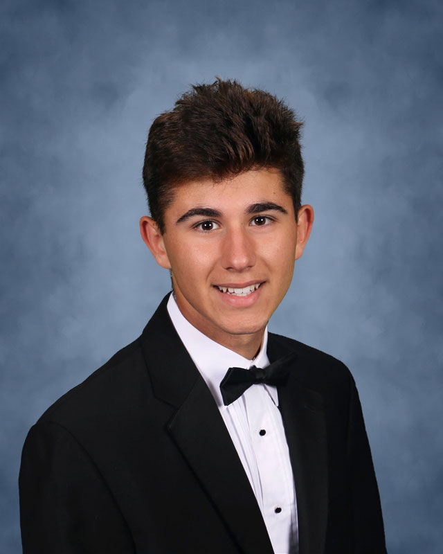  Huntington senior Carmine De Ieso will be attending Fairfield University  