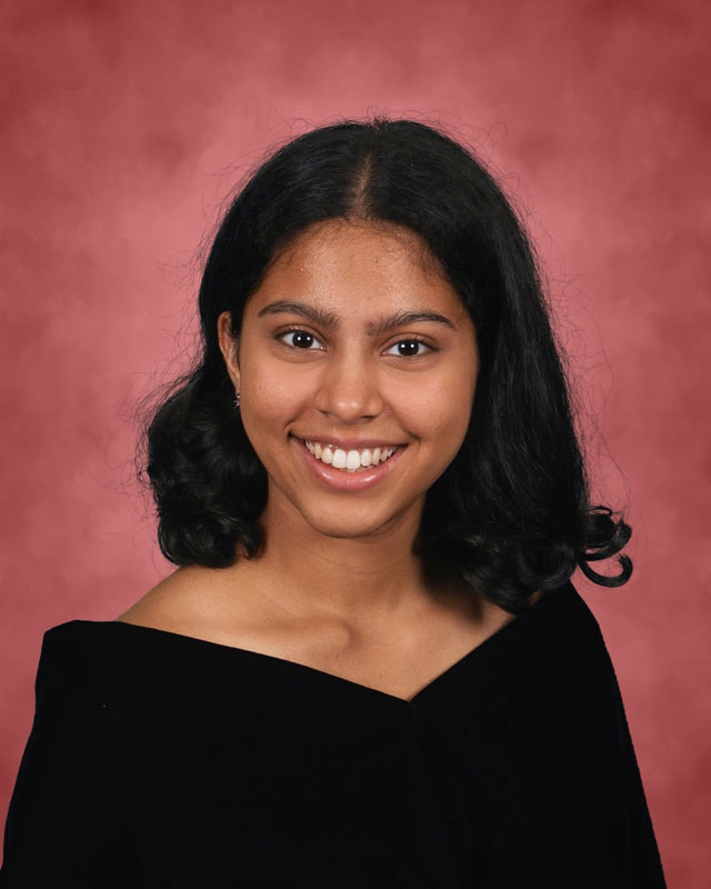 vHuntington senior Diya Rai-Gersappe is headed to Vassar College in the fall 