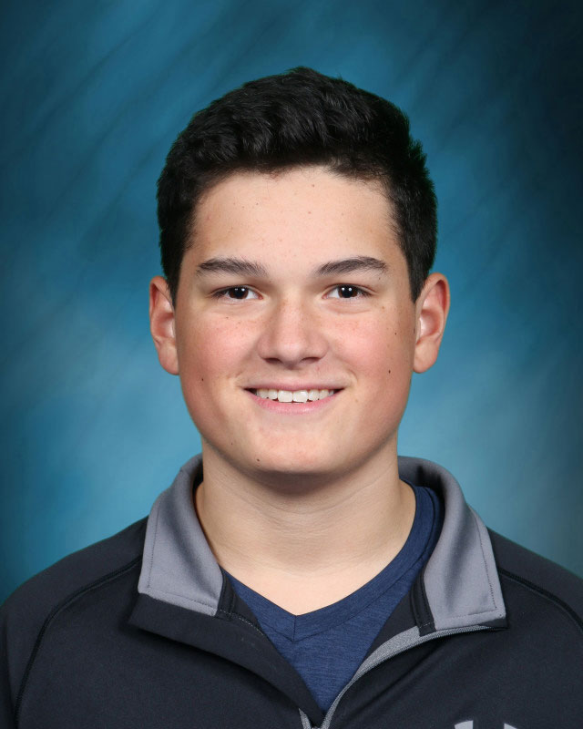 Finley eighth grader Harrison Baliber.