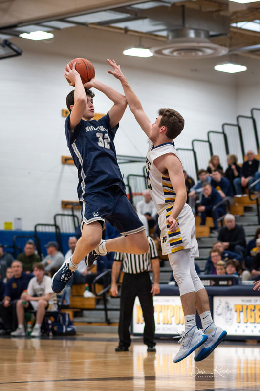 Danya Danziger (shooting ball) is a NYS Scholar Athlete. (Darin Reed photo.)