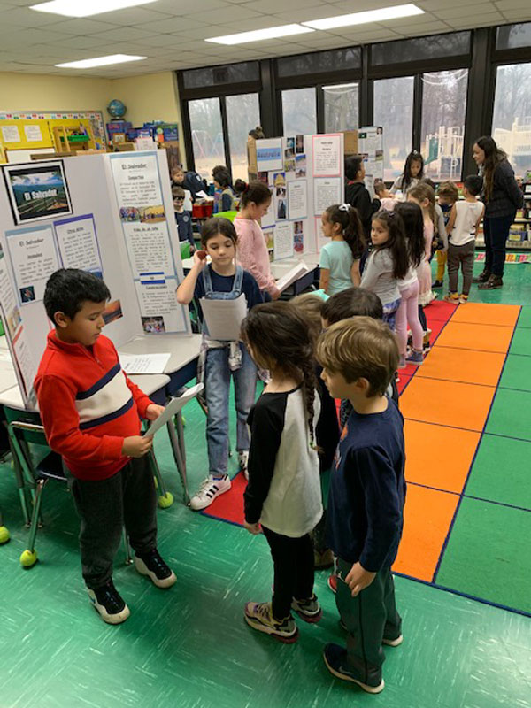 Students loved presenting to the classmates and parents