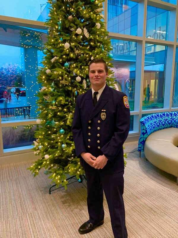 Chas Forte is a member of the Halesite Fire Department.