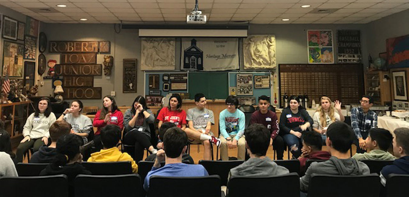 The alums participated in panel discussions in the School Heritage Museum 