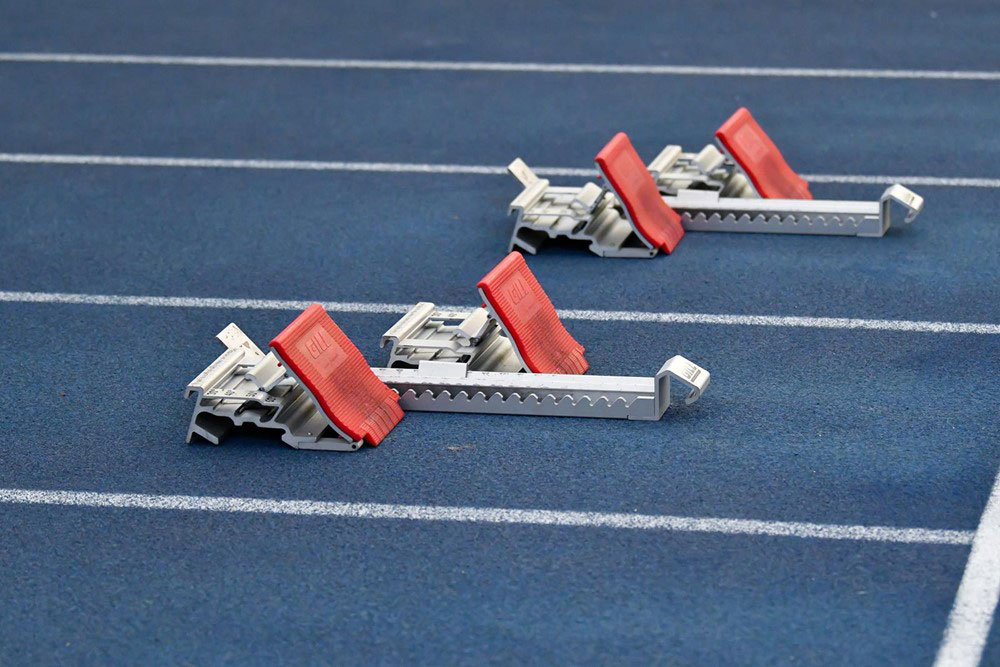 The Huntington girls' track team turned in a nice performance at the league championships  