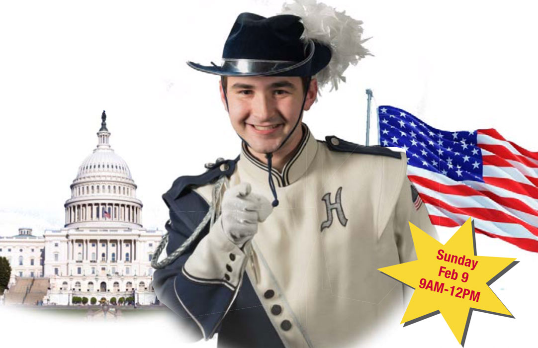 Huntington's marching band is holding a pancake breakfast 