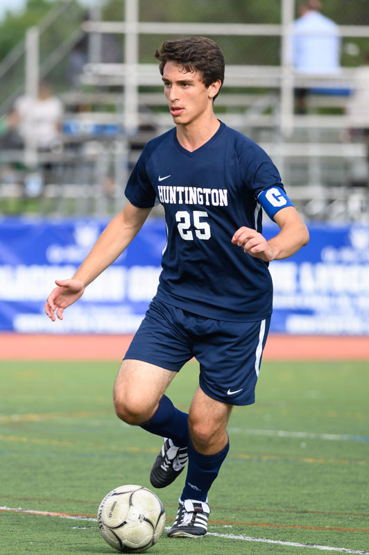 Julien Rentsch (No. 25) has been one of the mainstays in the Huntington program for many years. (Darin Reed photo)