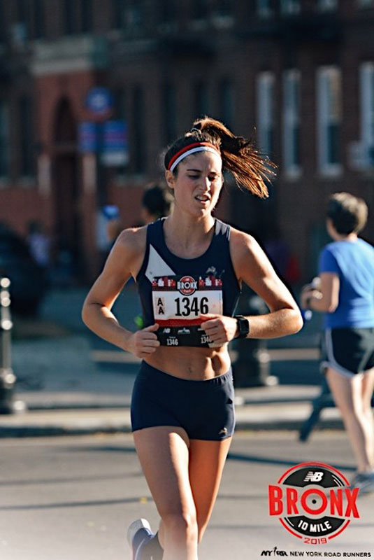 The Blue Devil winter track program helped ignite Alyssa Salese's love of running.