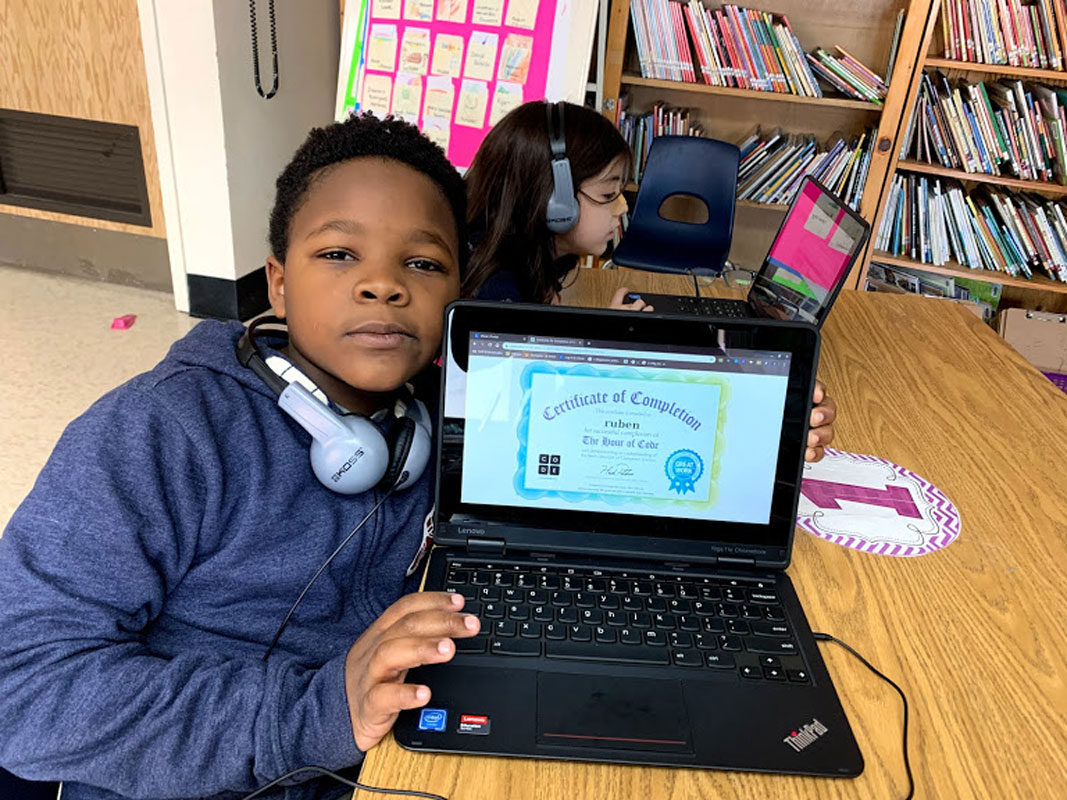 Huntington UFSD embraced Computer Science Week across the district 