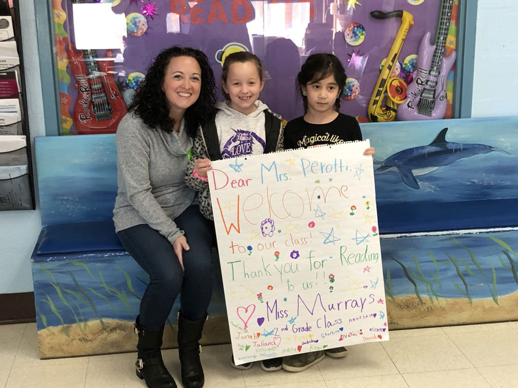 Southdown PTA President Devon Perotti was among the guest readers.