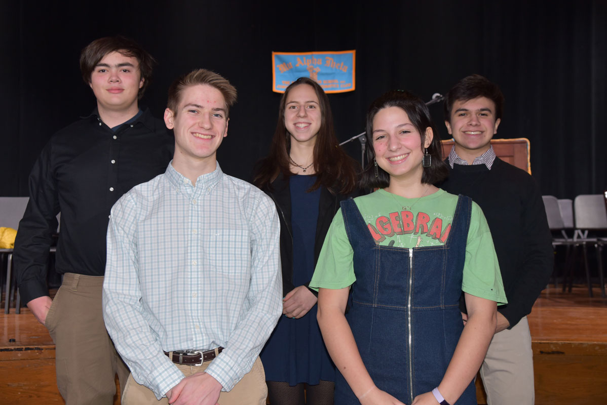 The Huntington Math Honor Society executive board is an exceptionally impressive group of young people.