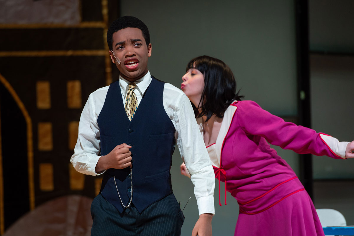 Robert Jean-Gilles and Abby Semelsberger have displayed incredible stage skills. (Darin Reed photo)