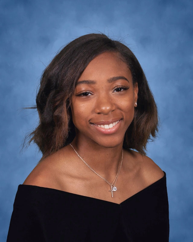 Huntington Class of 2020 member Alicia Brooks.