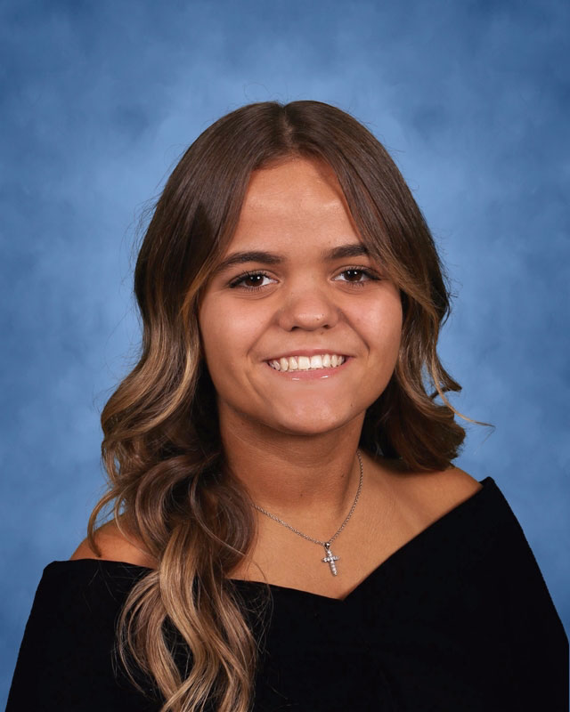  October Dawn Scholarship recipient Megan O'Brien. 