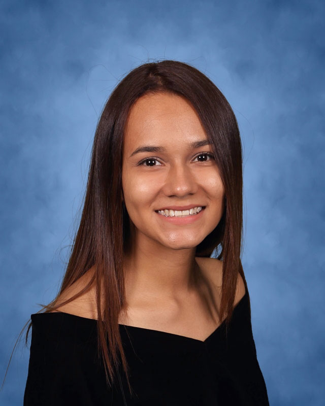  Huntington Class of 2020 member Patricia Campos plans to study at Suffolk Community College for a career in journalism. 