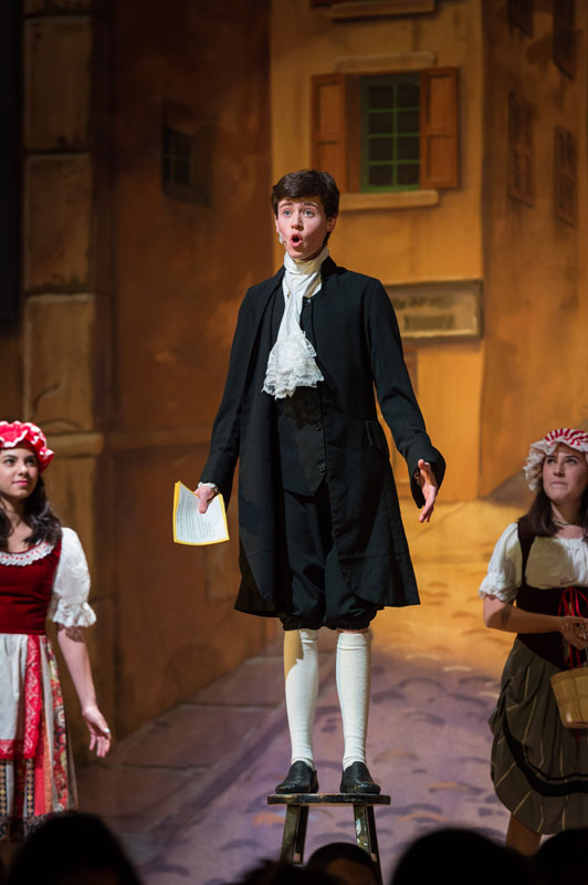 Keenan Lyons has been a sensational performer on the Huntington High School stage. (Darin Reed photo)
