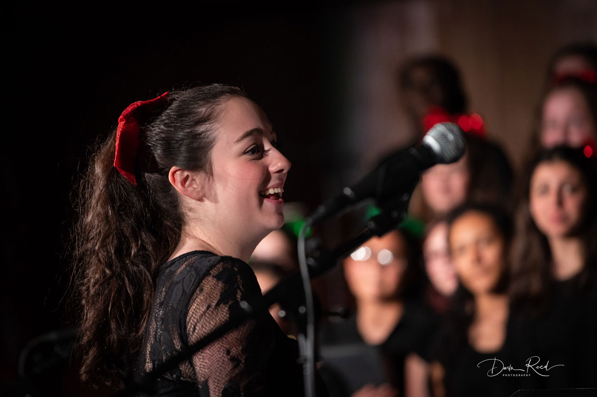 Huntington Class of 2020 grad Abby Semelsberger is an incredible vocalist. (Darin Reed photo.)