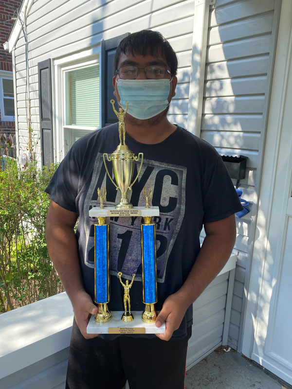 Huntington fencing award recipient Diego Torres is headed to CUNY-John Jay College of Criminal Justice.