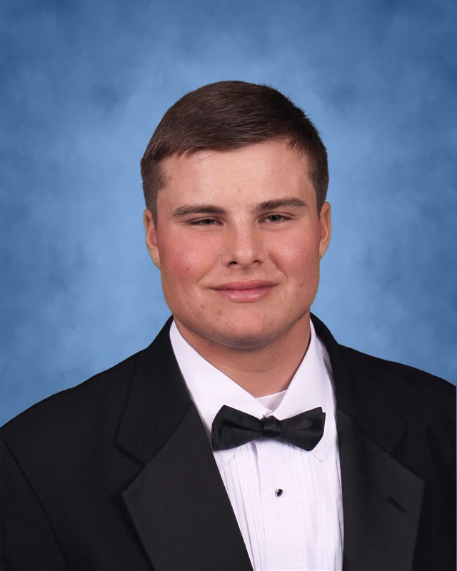 John Bosco Memorial Scholarship recipient Charles Forte.