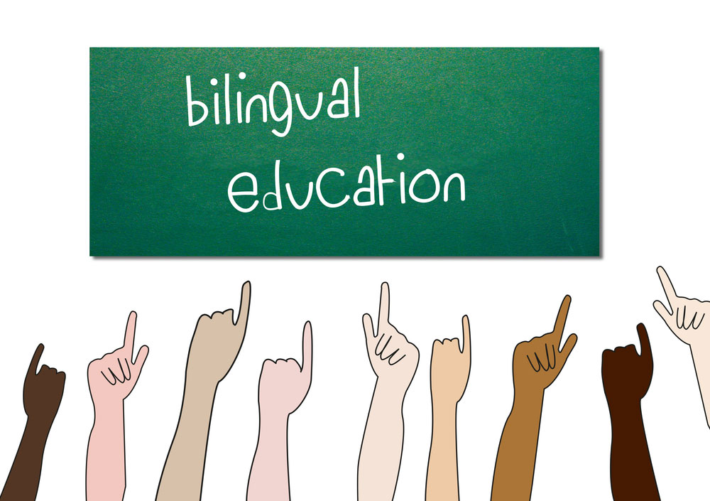 Erik Flores and Hannah Roberts created an award winning project on bilingual education.