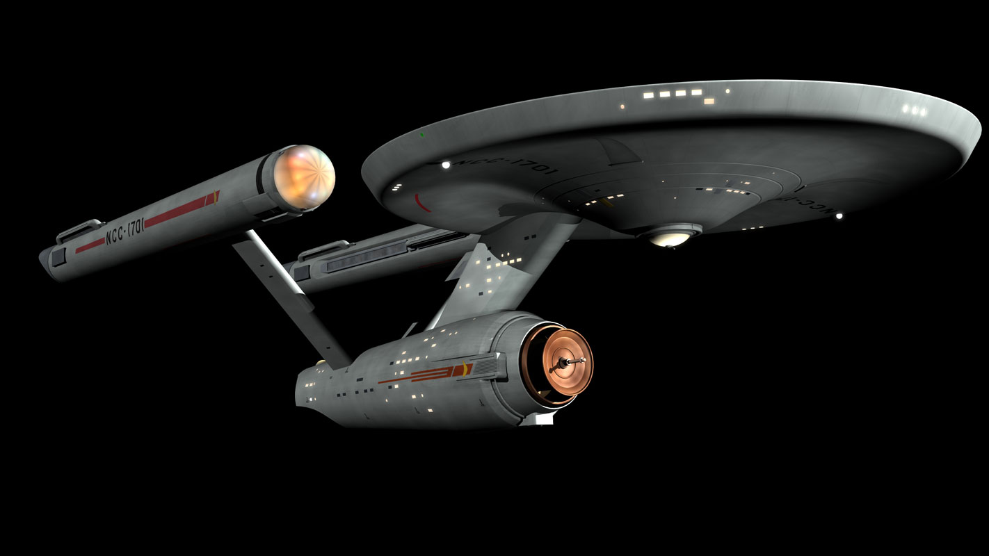 The iconic starship USS Enterprise