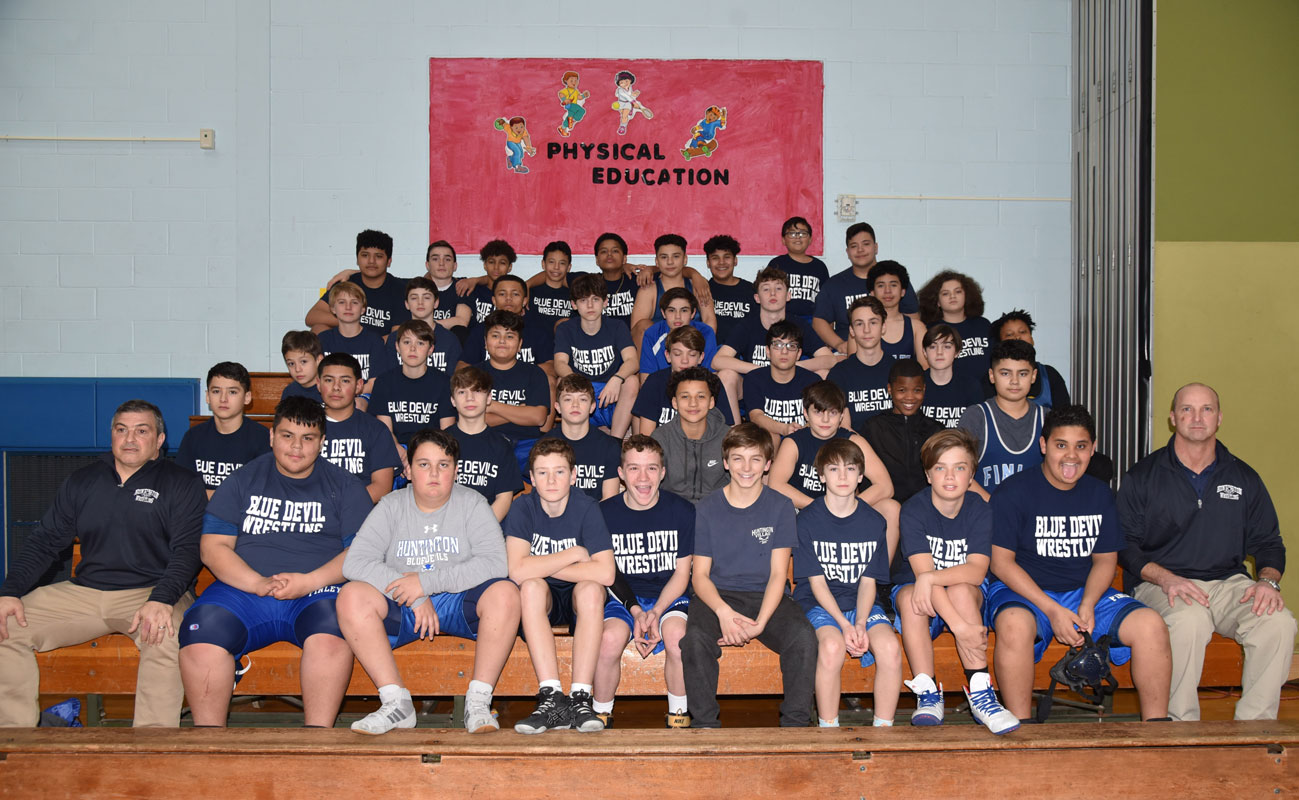 The 2020 J. Taylor Finley Middle School wrestling team compiled a 7-1 record.