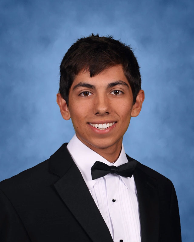 Huntington senior Jack Flores is the recipient of the Appliance World of Huntington scholarship.