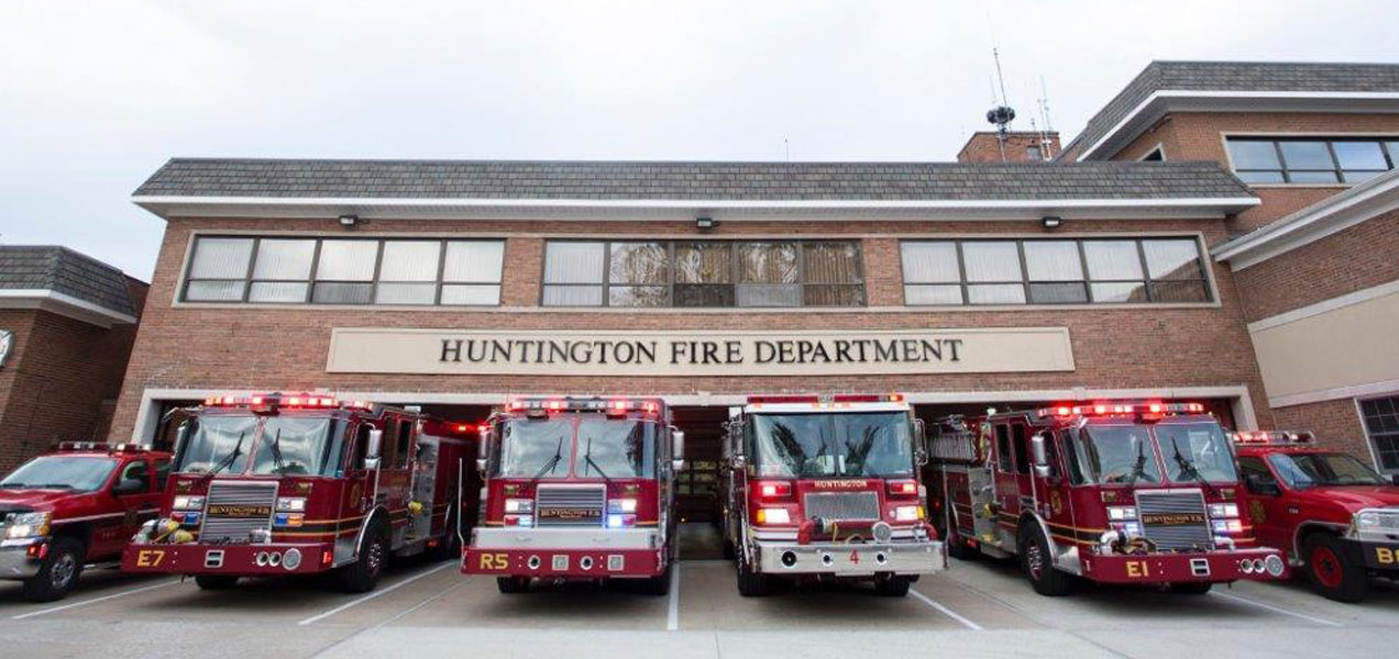 The Huntington Fire Department presented Chas Forte with the Ex-Chief Edward McGaul Award for Business.