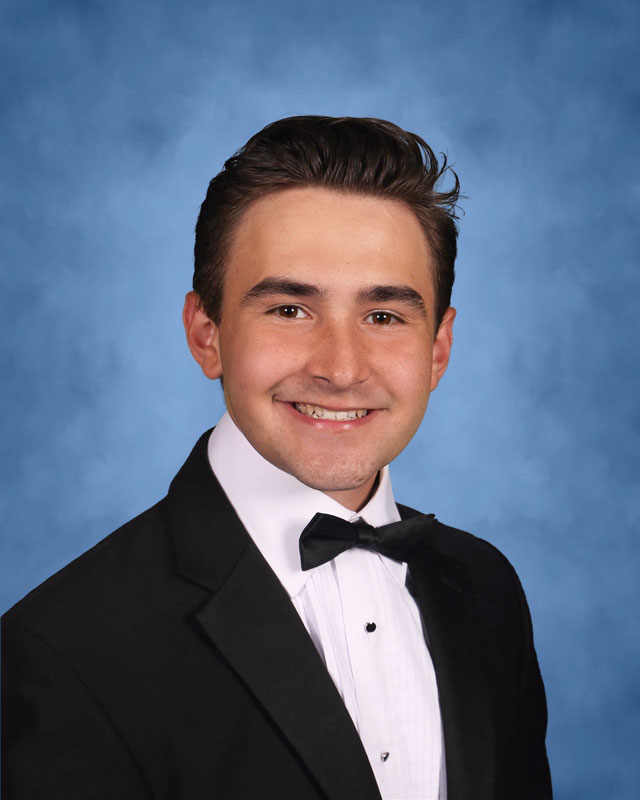 Huntington senior Michael Reed plans to study music education at the University of Connecticut