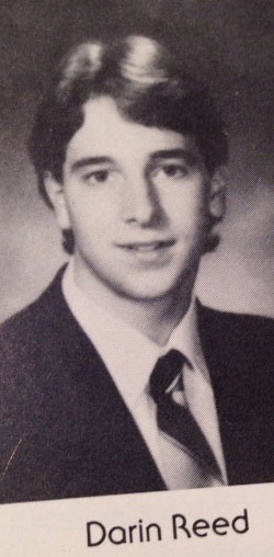 Darin Reed as a Huntington High School senior in 1984.