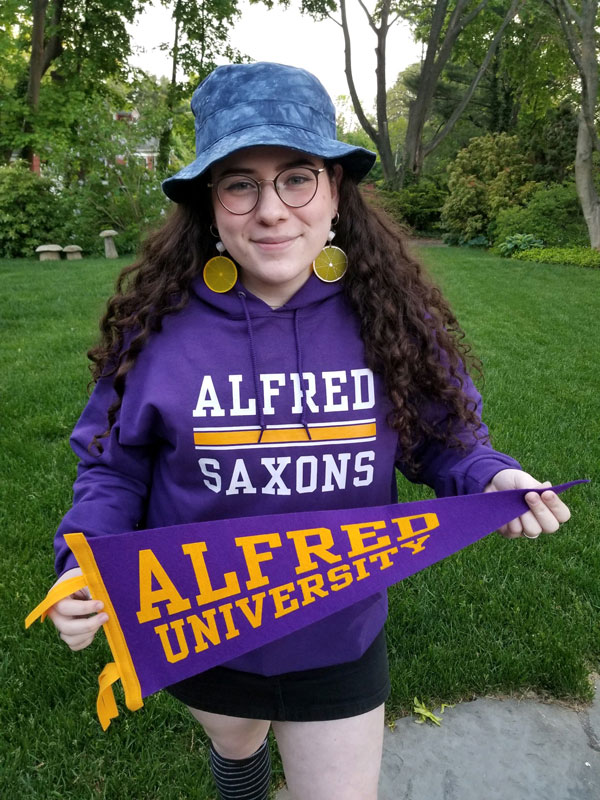 Huntington senior Josie Fasolino is all in for Alfred University.