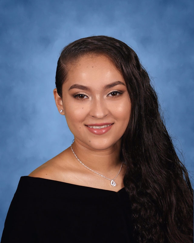 Huntington senior Griselda Jimenez Contreras captured the Judith Gleicher Mathematics Award.