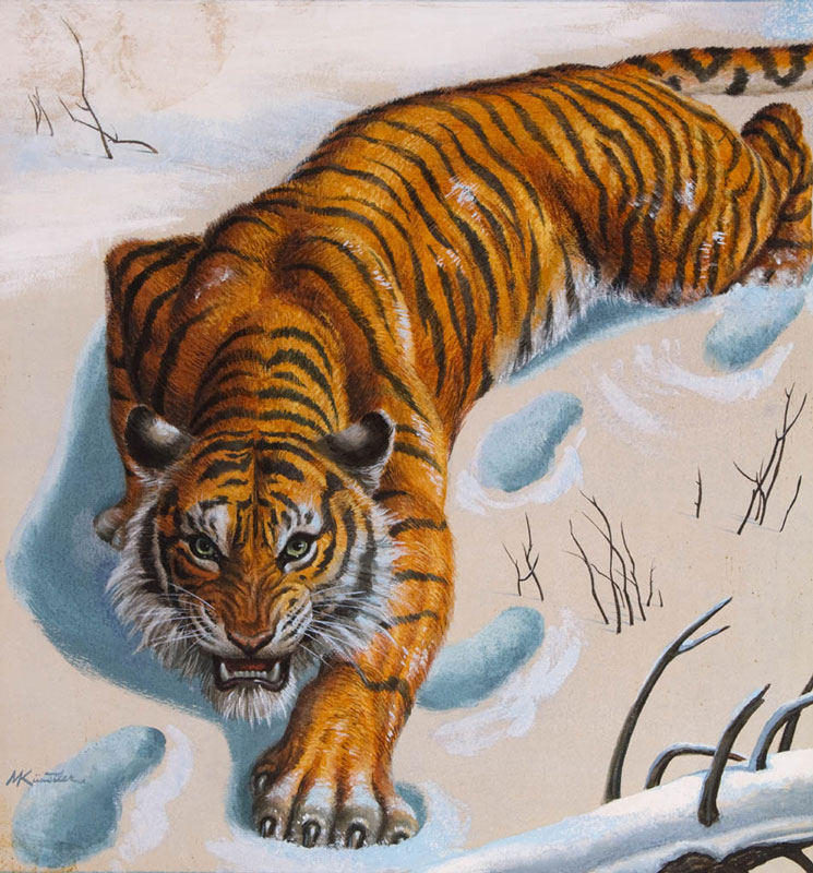 Christina Hornstein was inspired by Mort Kunstler's Siberian Stalker.