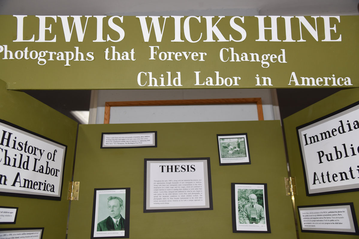 Lauren Landolfi's award winning exhibit was very well received.
