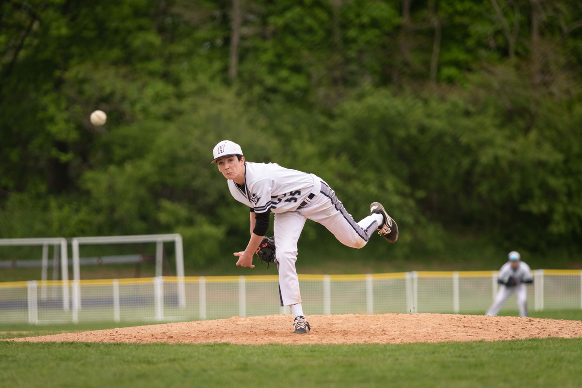 Huntington pitcher Palmer O'Beirne. (Darin Reed photo 