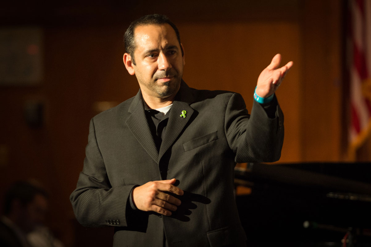 Longtime Huntington High School music teacher Jason Giachetti. (Darin Reed photo