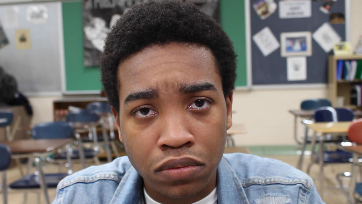 Robert Jean-Gilles stars in CaitlynPalermo's award winning short film on exhibit.