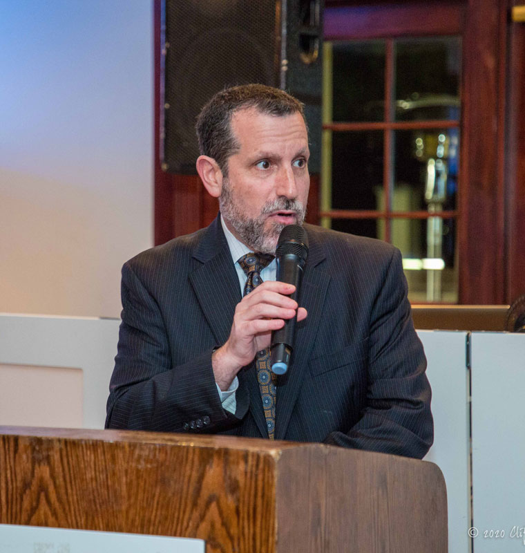  Huntington Superintendent James W. Polansky waxed poetic during his remarks at the gala. 