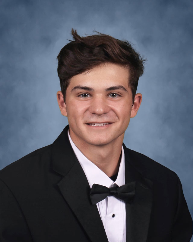Huntington High School senior John Lourenso