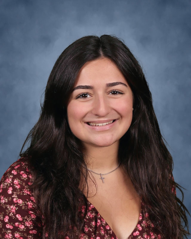 Huntington sophomore Alexis Kaloudis won a town writing contest.