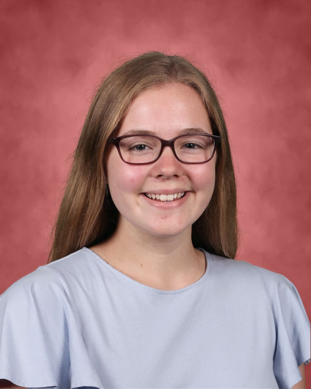 Huntington High School junior Grace Wildermuth