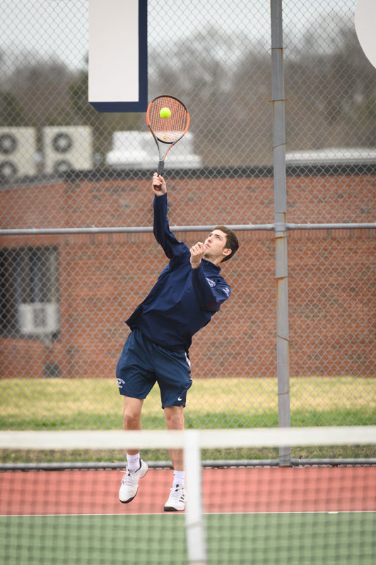 Andrew Knowles is one of the team's seniors. (Darin Reed photo.)