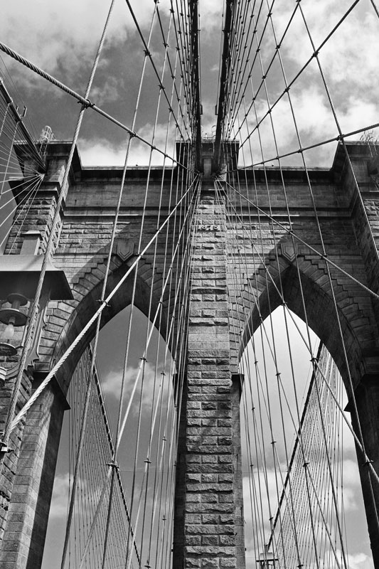 Lexi Helburn's photograph of the Brooklyn Bridge.