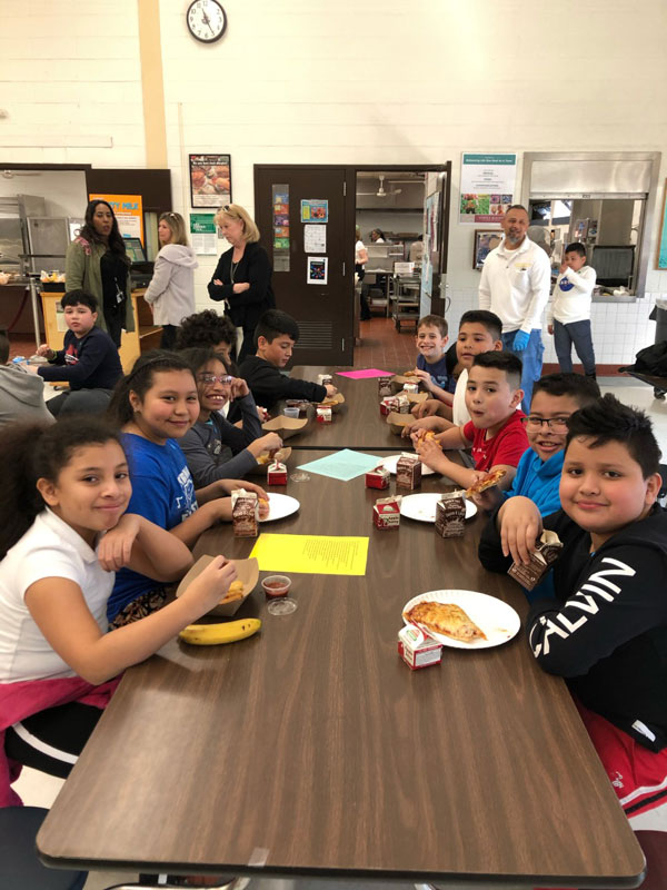 Woodhull School students had a fun time at Mix It Up at Lunch Day