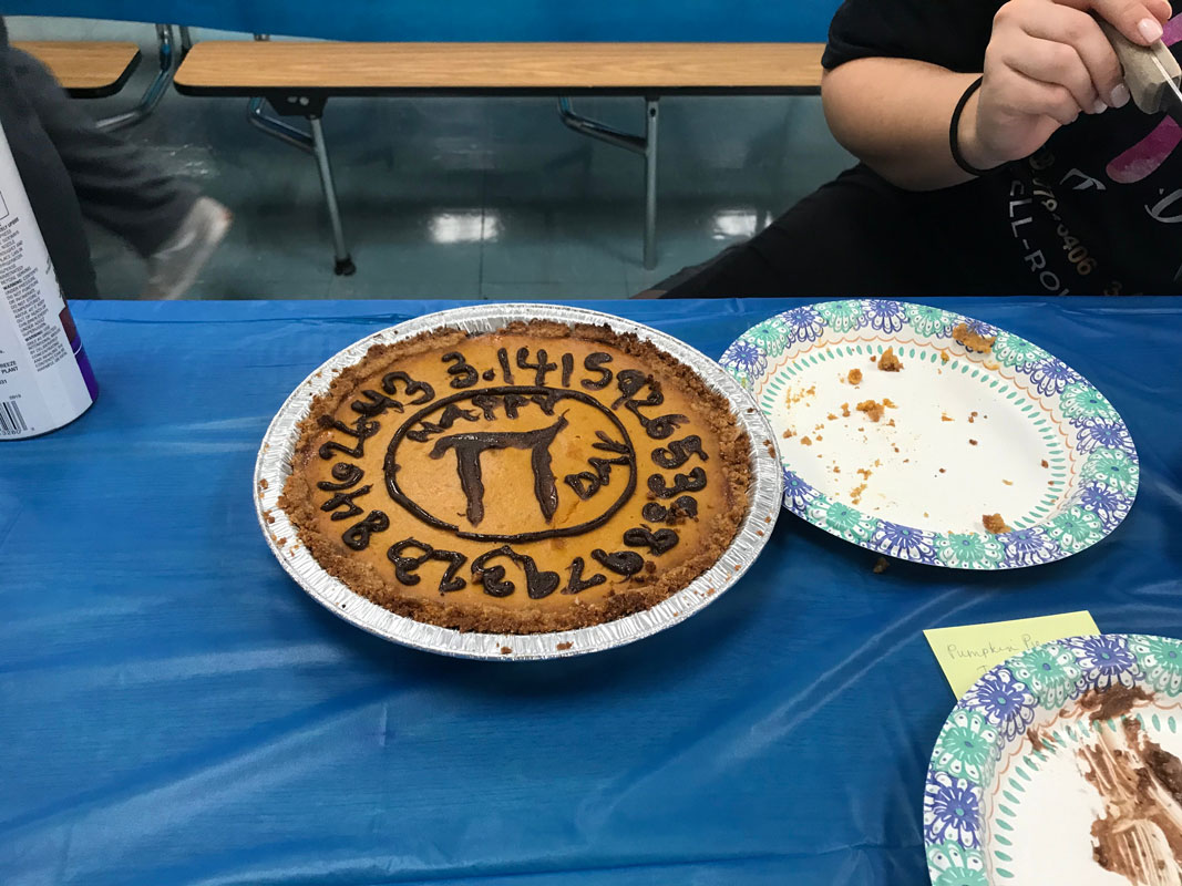 Julia Segal won the award for the Most Mathematical pie.