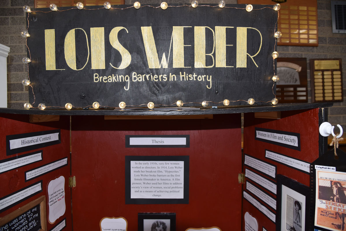 Lois Weber Breaking Barriers in History is a great exhibit developed by Allison Malone and Cecilia Kye 