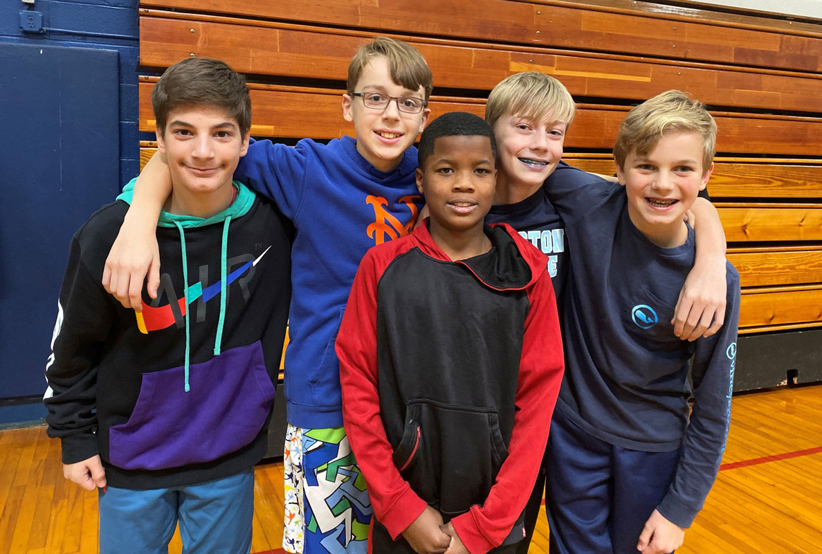 Finley student council members coordinated the  Reindeer Games that helped lift the spirits of everyone  