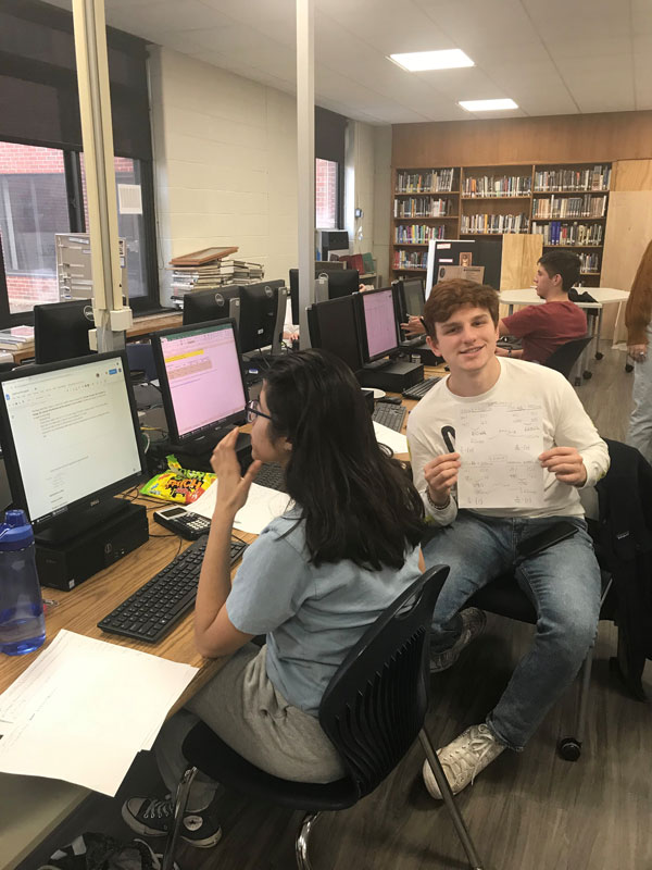 No challenge is too great for Huntington's top math scholars 