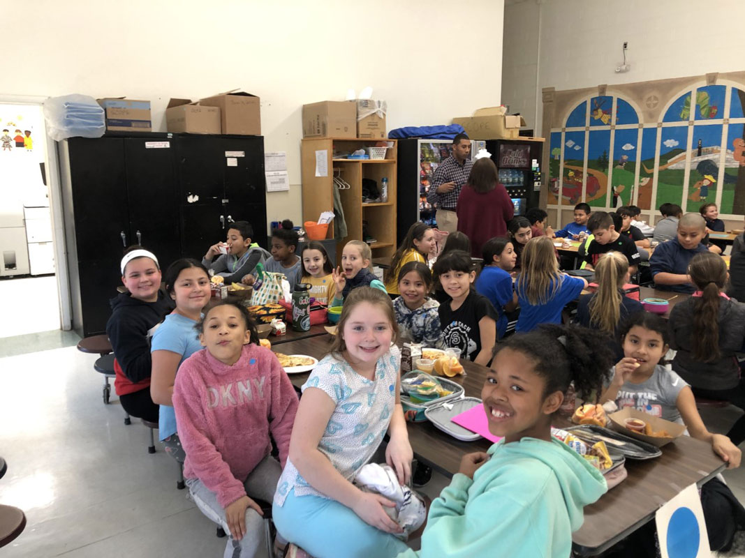 Woodhull School students had a fun time at Mix It Up at Lunch Day 