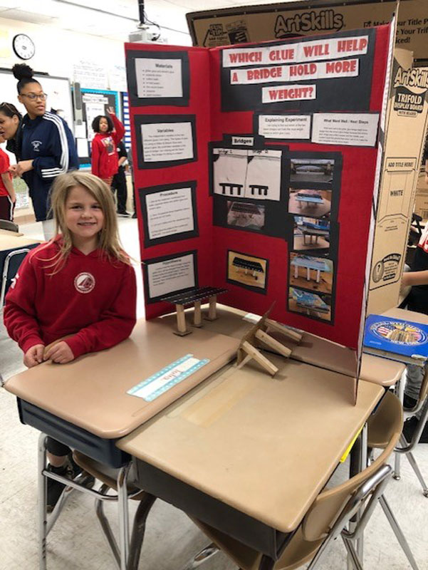 Woodhull School students developed many exceptional projects for this year's Science Expo 