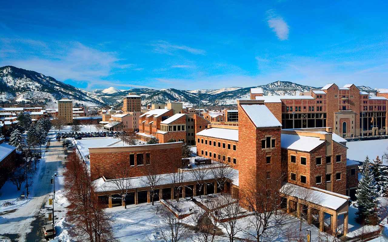 The University of Colorado Boulder has a beautiful campus 